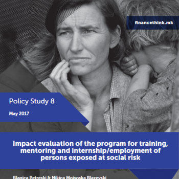 Impact evaluation of the program for training, mentoring and internship/employment of persons exposed at social risk
